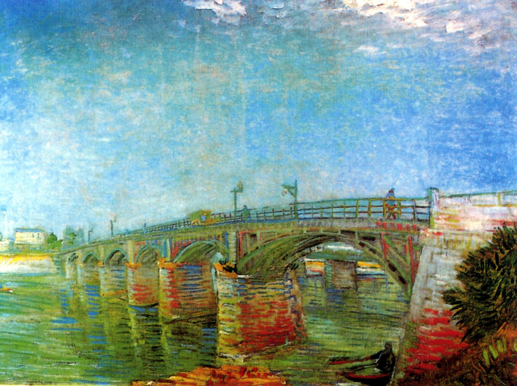  Ван Гог Париж Мост над Сеной в Аньер